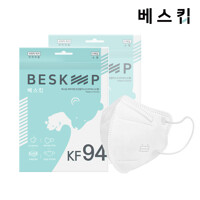 베스킵 올국산 KF94 초소형 새부리형마스크 60매 (유아용/화이트)