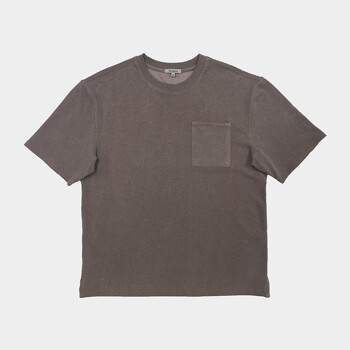 [비르반테]링클 프리 반팔 티셔츠 - 브라운 BITS30501