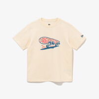 [뉴에라키즈] 오리지네이터 스케이트보드 티셔츠 펄드 아이보리 (14310223)
