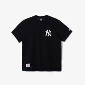 [뉴에라]MLB 뉴욕 양키스 홈 치어링 아이스크림 티셔츠 블랙   14179167