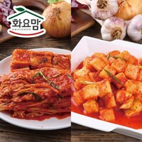 [화요맘] 싱싱한 국내산 재료로 만든 포기김치4kg+깍두기2kg