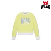 [왁 WAAC] 여성 Big Logo 크루넥 스웨터 (WWWAM24320YEX)