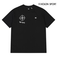 코오롱 남녀공용 KS X INAP 그래픽 티셔츠 (GO OUT) JWTCM24831-BLK