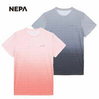 [네파]여성 기하학 패턴 반팔 라운드 티셔츠 7K45326