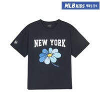 [MLB키즈]플로랄 여아 티셔츠 7FTSF0143-50BKS