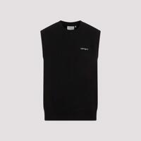 24SS 칼하트 후드 티셔츠 I0330840D2XX BLACK WHITE