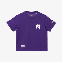 [뉴에라키즈] MLB 뉴욕 양키스 베이직 셋 업 티셔츠 퍼플 (14310290)