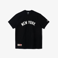 [뉴에라] MLB 쿠퍼스 타운 뉴욕 양키스 스크립트 티셔츠 블랙  14179211
