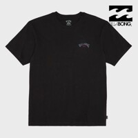 [공식] 빌라봉 남자 스택아치 반팔 티셔츠 WASHED BLACK