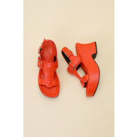 [슈콤마보니]여성샌들 T-strap wedge sandal(orange) DG2AM24034ORE