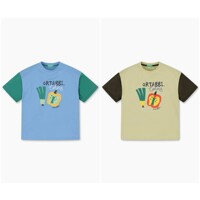 [베네통키즈]소매배색프룻 티셔츠QATS41431