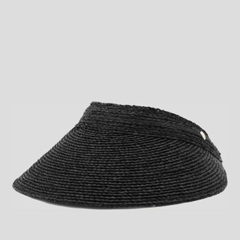 헬렌카민스키 커스틴 바이저 라피아 모자 HAT50305 Charcoal