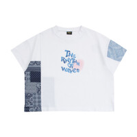 [블루테일]AYC2TS01WT 화이트 크롭 티셔츠