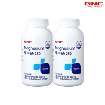 [GNC] 마그네슘 250 (120캡슐) x 2병