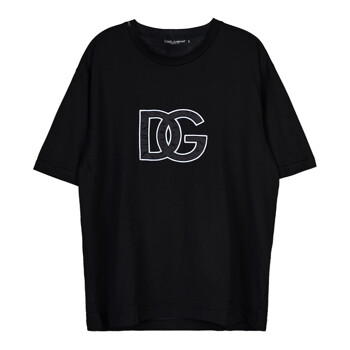 [라벨루쏘] [돌체앤가바나] G8PD7Z G7G6Q N0000 DG 로고 프린트 티셔츠