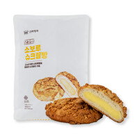 [신라명과] 오갓빵 소보루슈크림빵 100g. 4개입X2봉 (냉동)