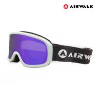 에어워크 정품 스키 보드 고글 안경병용 AW-980 주니어 화이트 퍼플렌즈