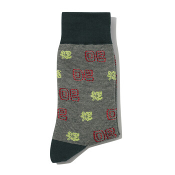 [CUSTOMELLOW] season motif pattern socks_CALAX24214GRX