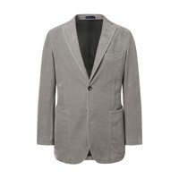 마에스트로 남성 23FW [Arty Suit] 그레이 단색 면혼방 긴팔자켓(set-up) MAJA3C063G1