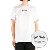 [가니] 24SS (T3561 BRIGHT WHITE) 여성 반팔 티셔츠