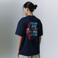 [리복]WILD RUN 티셔츠 - 네이비(RETS4ER61N3)