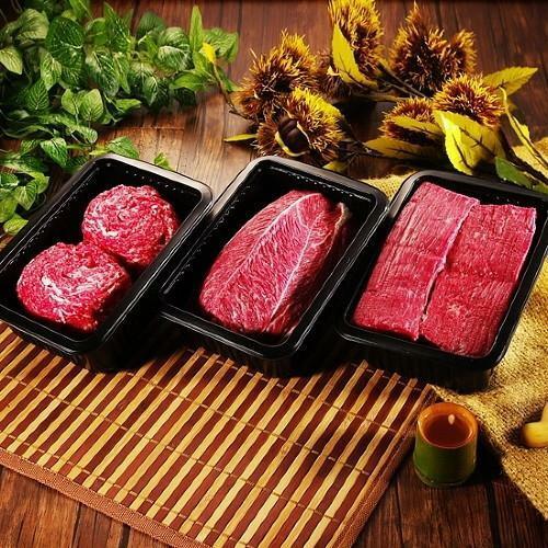 이라운드몰 글로벌이커머스 [名品]횡성한우 실속세트 2.4kg[ER] / 2.4kg(불고기 800g+국거리 800g+장조림 800g)