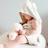 [보리보리/라비베베]라비베베 밤부 아기 목욕타월 유아 신생아 수건