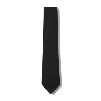 [CUSTOMELLOW] [imported fabric] black basic tie_CAAIX24001BKX