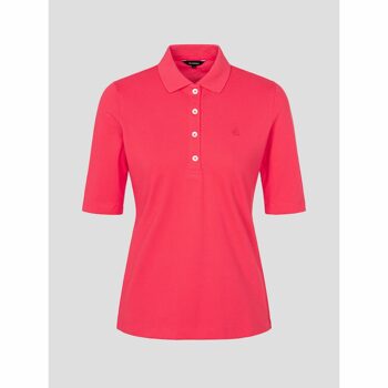 [빈폴레이디스] 슬림핏 5부 소매 피케 티셔츠 핑크 (BF4442E02X)