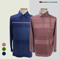 [마운틴가이드]봄 가을 남성 고급 골프웨어 체크 카라 티셔츠 JPM-T2303-530-1