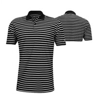 나이키골프 반팔 티셔츠 블랙 줄무늬 드라이핏 골프웨어 기능성 DH0835