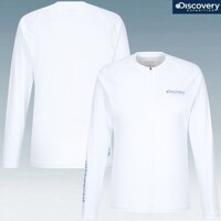 [디스커버리]남성 24년 신상 풀집업 래쉬가드 에센셜 기본 티셔츠 DMSW63043 WHS