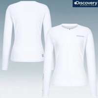 [디스커버리]여성 24년 신상 풀집업 래쉬가드 에센셜 기본 티셔츠 DWSW64043 WHS