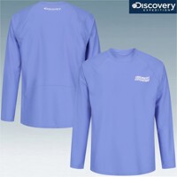[디스커버리]남성 24년 신상 기본 긴팔티 래쉬가드 에센셜 티셔츠 DMSW61043 BLN
