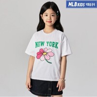 [MLB키즈]플로랄 여아 티셔츠 7FTSF0143-50WHS