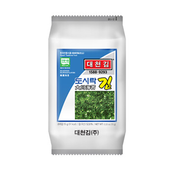 대천김 조미김 도시락김 5g x 72봉/구운김