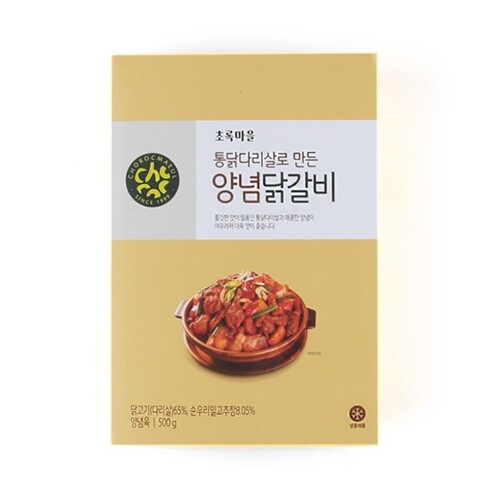  [초록마을] 통닭다리살로만든양념닭갈비(500g)