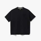 [뉴에라][블랙라벨] 오버핏 티셔츠 블랙 13679570