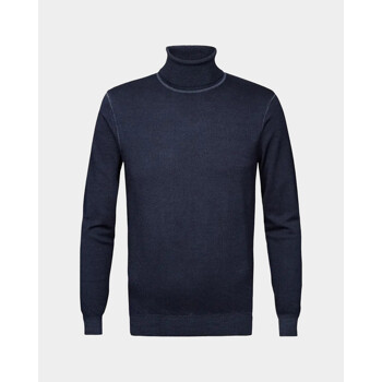 [프로푸워모]메리노 터틀넥 스웨터 - 미드 블루 PRSW30901