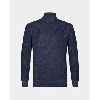 [프로푸워모]메리노 모크넥 스웨터 - 블루 PRSW30903