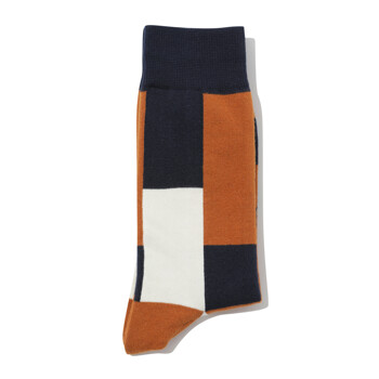 [CUSTOMELLOW] formal color block socks _CALAX24221NYX