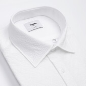 [레노마셔츠]ROSSG0-007-WH스판 솔리드 긴소매셔츠