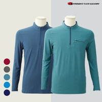 [마운틴가이드]봄 여름 가을 등산복 스판 기능성 집업 티셔츠 PAM-T2401-044