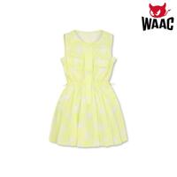[왁 WAAC] 여성 Seersucker Lemon pattern 드레스 (WWUAM24301YEX)