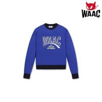 [왁 WAAC] 여성 Big Logo 크루넥 스웨터 (WWWAM24320BUD)
