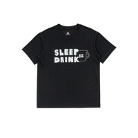 코오롱스포츠 KS X INAP 남녀공용 그래픽 티셔츠 (SLEEP DRINK) JWTCM24801BLK