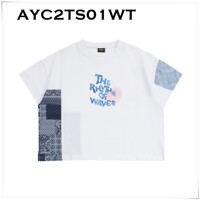 [블루테일]화이트 크롭 티셔츠 AYC2TS01WT