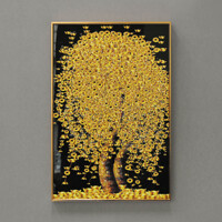 (khhl230) 황금엽전 쌍나무 아크릴액자 (40X60cm)