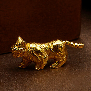 [한국금다이아몬드] 순금 선물 기념품 금 호랑이 24K 3.75g 동물 디자인