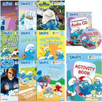 [세이펜BOOK] The Smurfs 스머프 리더스북 9종 세트 (Paperback + Audio CD + 액티비티북) 